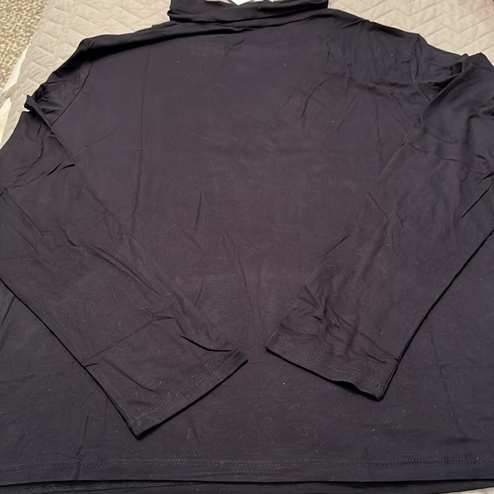 H&M Black Turtleneck Top/NWT/Large - Picture 13 of 13